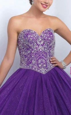 Blush By Alexia Designs - Strapless Sweetheart Ballgown Q152 Formal Gowns