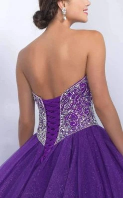 Blush By Alexia Designs - Strapless Sweetheart Ballgown Q152 Formal Gowns