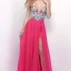 Blush By Alexia Designs - Sweetheart Chiffon A-Line Dress 11350