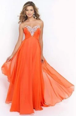 Blush By Alexia Designs - X236 Strapless Pleated A-Line Evening Dress Formal Gowns