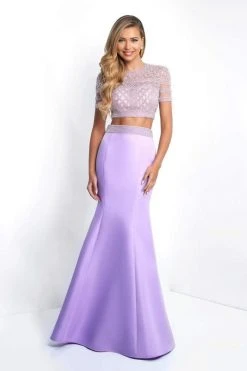 Blush By Alexia Designs Blush - C1006 Crystal Embellished Two Piece Mermaid Dress Formal Gowns