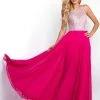 Blush By Alexia Designs Blush - C1035 Crystal Ornate Jewel Illusion Chiffon Gown Formal Gowns