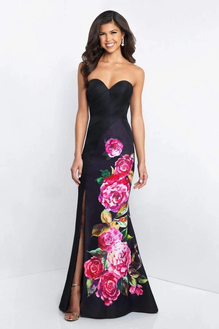 Blush By Alexia Designs Formal Gowns Blush - C1038 Floral Printed Strapless Sweetheart Dress 5 Blush By Alexia Designs Formal Gowns Blush - C1038 Floral Printed Strapless Sweetheart Dress