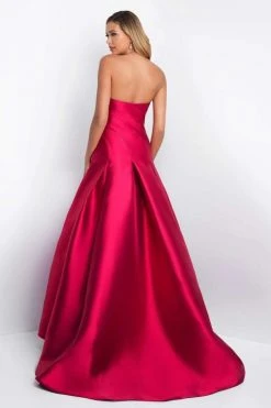 Blush By Alexia Designs Blush - C1067 Strapless Asymmetrical Sculpted Mikado Ballgown Formal Gowns