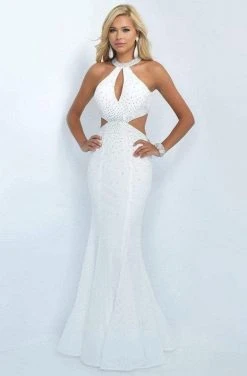 Blush By Alexia Designs Blush - Crystal Embellished High Neck Mermaid Dress 11034 Formal Gowns