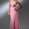 Blush By Alexia Designs Blush - S010 Embellished Halter Neckline Evening Gown Formal Gowns