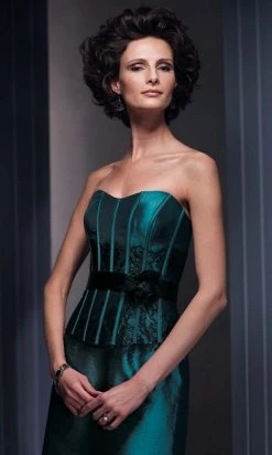 Cameron Blake By Mon Cheri - 210636 Taffeta Lace Dress With Jacket