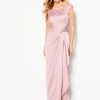 Formal Gowns Cameron Blake By Mon Cheri - Bateau Pleated Evening Dress 219676 - 1 Pc Rose Quartz In Size 12 Available 2 Formal Gowns Cameron Blake By Mon Cheri - Bateau Pleated Evening Dress 219676 - 1 Pc Rose Quartz In Size 12 Available