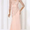 Cameron Blake By Mon Cheri - Chiffon Sheath 116651 - 1 Pc Oyster Pink In Size 6 Available Formal Gowns 2 Cameron Blake By Mon Cheri - Chiffon Sheath 116651 - 1 Pc Oyster Pink In Size 6 Available Formal Gowns
