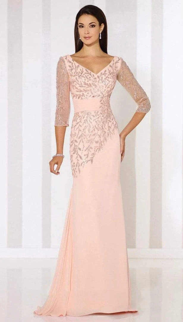 Cameron Blake By Mon Cheri - Chiffon Sheath 116651 - 1 Pc Oyster Pink In Size 6 Available Formal Gowns 3 Cameron Blake By Mon Cheri - Chiffon Sheath 116651 - 1 Pc Oyster Pink In Size 6 Available Formal Gowns