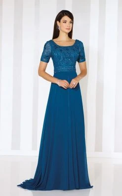 Cameron Blake By Mon Cheri - Dress In Persian Blue 116666 - 1 Pc Persian Blue In Size 8 Available