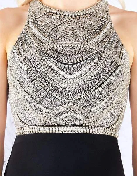 Cassandra Stone - 12139A Beaded Halter Sheath Evening Gown 5 Cassandra Stone - 12139A Beaded Halter Sheath Evening Gown