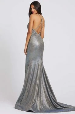 Formal Gowns Cassandra Stone - 30603A Strappy Plunging V Neck Trumpet Gown