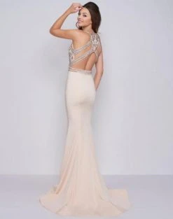 Formal Gowns Cassandra Stone - 40934A Beaded Halter Mermaid Dress With Train 8 Formal Gowns Cassandra Stone - 40934A Beaded Halter Mermaid Dress With Train