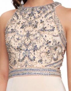 Formal Gowns Cassandra Stone - 40934A Beaded Halter Mermaid Dress With Train 9 Formal Gowns Cassandra Stone - 40934A Beaded Halter Mermaid Dress With Train