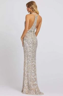 Formal Gowns Cassandra Stone - 5078A Sequin Embellished Sheath Evening Gown