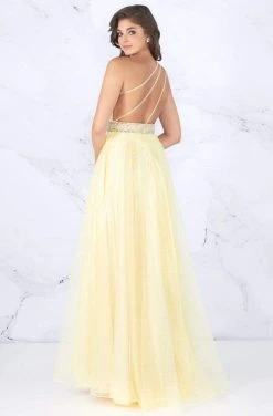 Cassandra Stone - 66859A Embellished One Shoulder A-line Dress Formal Gowns 6 Cassandra Stone - 66859A Embellished One Shoulder A-line Dress Formal Gowns