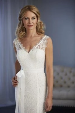 Christina Wu Elegance - 17855 Corded Lace V Neck Sheath Dress Formal Gowns 7 Christina Wu Elegance - 17855 Corded Lace V Neck Sheath Dress Formal Gowns