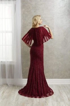 Christina Wu Elegance - 17948 Bedazzled V-neck Trumpet Dress Formal Gowns