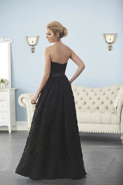 Christina Wu Elegance - 20237 Strapless Sweetheart Rosette Tulle Gown 4 Christina Wu Elegance - 20237 Strapless Sweetheart Rosette Tulle Gown