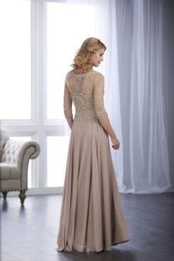 Formal Gowns Christina Wu Elegance - Beaded Lace Illusion Bateau Dress 17848 - 1 Pc Navy In Size 6 Available