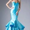 Cinderella Divine - 13480 Strapless Tiered Mermaid Evening Gown
