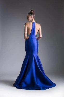 Cinderella Divine - 61894 Bead Embellished Halter Mermaid Gown Formal Gowns 9 Cinderella Divine - 61894 Bead Embellished Halter Mermaid Gown Formal Gowns