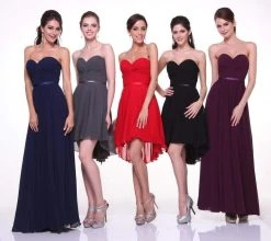Cinderella Divine - 7455 Sweetheart Neckline Chiffon A-Line Dress Formal Gowns 21 Cinderella Divine - 7455 Sweetheart Neckline Chiffon A-Line Dress Formal Gowns