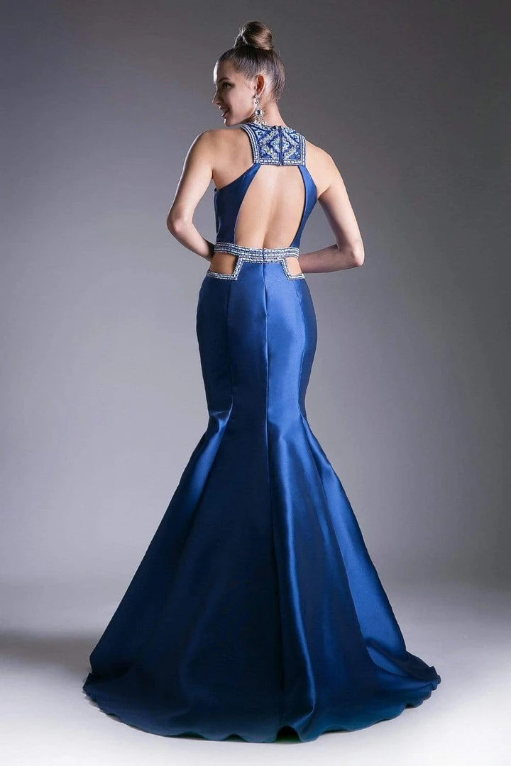 Formal Gowns Cinderella Divine - 83789 Beaded Halter Mermaid Dress 4 Formal Gowns Cinderella Divine - 83789 Beaded Halter Mermaid Dress