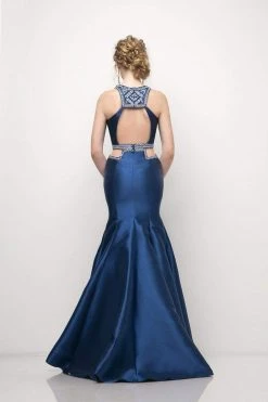 Formal Gowns Cinderella Divine - 83789 Beaded Halter Mermaid Dress 9 Formal Gowns Cinderella Divine - 83789 Beaded Halter Mermaid Dress