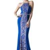 Cinderella Divine - 83821 Halter Fitted Sheath Dress 1 Cinderella Divine - 83821 Halter Fitted Sheath Dress