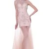 Cinderella Divine - 8763 Beaded Jewel Trumpet Dress 1 Cinderella Divine - 8763 Beaded Jewel Trumpet Dress