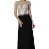 Cinderella Divine - 8907 Beaded Scoop Neck Sheath Dress Formal Gowns 1 Cinderella Divine - 8907 Beaded Scoop Neck Sheath Dress Formal Gowns