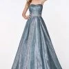 Formal Gowns Cinderella Divine - 9175 Strapless Semi-Sweetheart Beaded Ballgown 1 Formal Gowns Cinderella Divine - 9175 Strapless Semi-Sweetheart Beaded Ballgown