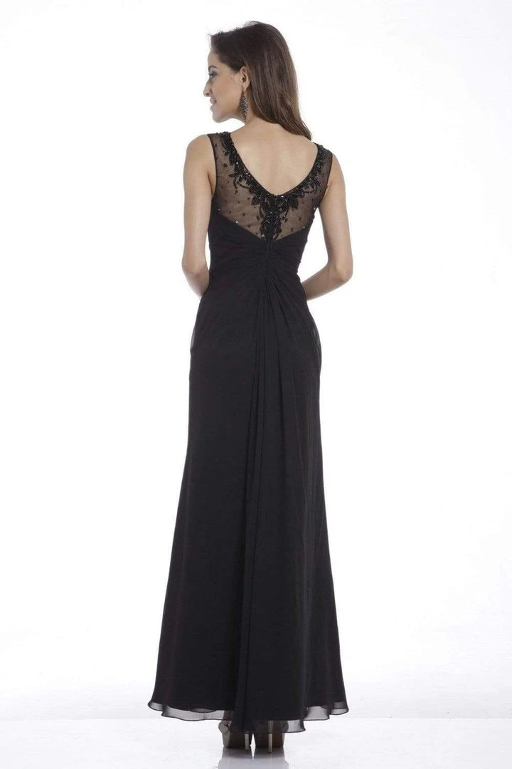 Cinderella Divine - 954 Beaded Lace Gathered Dress 4 Cinderella Divine - 954 Beaded Lace Gathered Dress