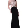 Formal Gowns Cinderella Divine - 959 Beaded Halter Neck Sheath Dress 1 Formal Gowns Cinderella Divine - 959 Beaded Halter Neck Sheath Dress