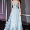 Formal Gowns Cinderella Divine - AM518 Sleeveless Sequined A-Line Gown
