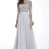 Cinderella Divine - Bateau Embellished Formal Dress JC4082 - 1 Pc Silver In Size L Available 1 Cinderella Divine - Bateau Embellished Formal Dress JC4082 - 1 Pc Silver In Size L Available