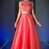 Formal Gowns Cinderella Divine - Beaded High Neck Two Piece Evening Gown 2 Formal Gowns Cinderella Divine - Beaded High Neck Two Piece Evening Gown