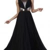 Cinderella Divine - Beaded Sheer Ruched Evening Dress Formal Gowns 1 Cinderella Divine - Beaded Sheer Ruched Evening Dress Formal Gowns
