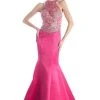 Formal Gowns Cinderella Divine - C239 Beaded Satin Mermaid Evening Gown