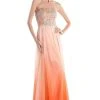 Formal Gowns Cinderella Divine - C2633 Strapless Beaded Chiffon Sheath Dress 1 Formal Gowns Cinderella Divine - C2633 Strapless Beaded Chiffon Sheath Dress