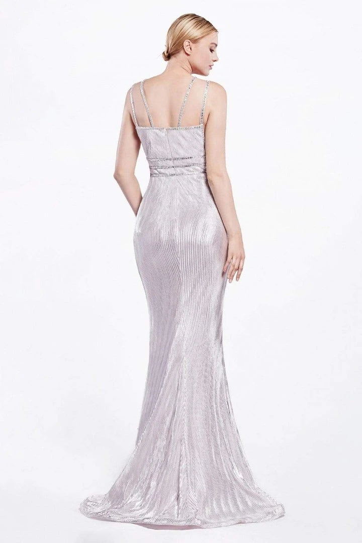 Cinderella Divine - CC1138 Embellished Deep V-neck Mermaid Gown Formal Gowns 4 Cinderella Divine - CC1138 Embellished Deep V-neck Mermaid Gown Formal Gowns