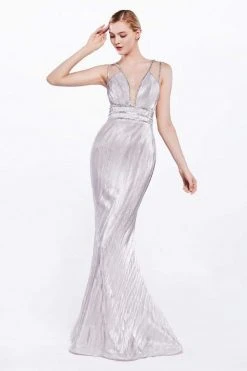 Cinderella Divine - CC1138 Embellished Deep V-neck Mermaid Gown Formal Gowns 7 Cinderella Divine - CC1138 Embellished Deep V-neck Mermaid Gown Formal Gowns