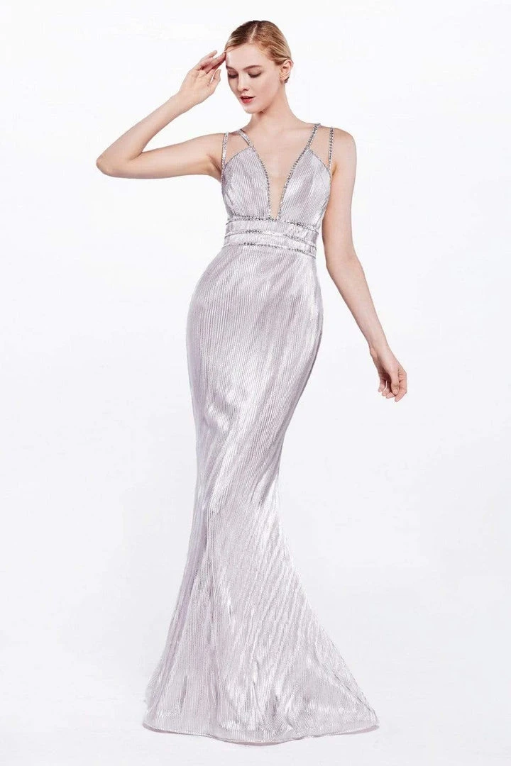 Cinderella Divine - CC1138 Embellished Deep V-neck Mermaid Gown Formal Gowns 5 Cinderella Divine - CC1138 Embellished Deep V-neck Mermaid Gown Formal Gowns