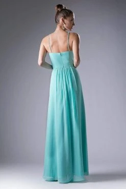 Cinderella Divine - CH529 Beaded Spaghetti Straps Chiffon A Line Gown Formal Gowns 27 Cinderella Divine - CH529 Beaded Spaghetti Straps Chiffon A Line Gown Formal Gowns