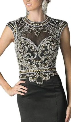 Cinderella Divine - CK21 Embellished Fitted Mermaid Evening Gown 9 Cinderella Divine - CK21 Embellished Fitted Mermaid Evening Gown