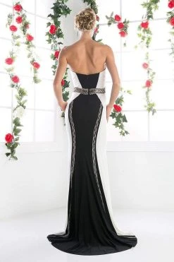 Formal Gowns Cinderella Divine - CK30 Strapless Beaded Sweetheart Sheath Dress 5 Formal Gowns Cinderella Divine - CK30 Strapless Beaded Sweetheart Sheath Dress