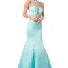 Cinderella Divine - CK31 Beaded Halter Neck Mermaid Dress Formal Gowns 2 Cinderella Divine - CK31 Beaded Halter Neck Mermaid Dress Formal Gowns