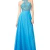 Cinderella Divine - CR730 Jewel Beaded A-line Long Dress 2 Cinderella Divine - CR730 Jewel Beaded A-line Long Dress